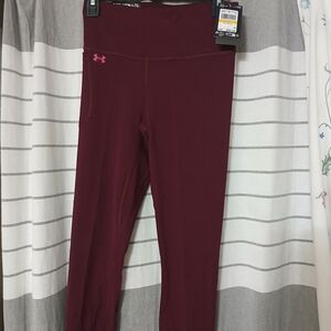 Under Armour Burgundy Leggings